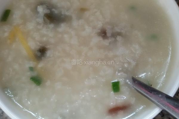 皮蛋葱香粥的做法图解6