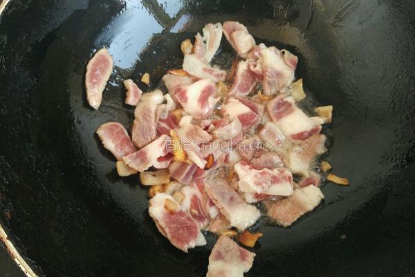 肉炒藕片的做法图解4