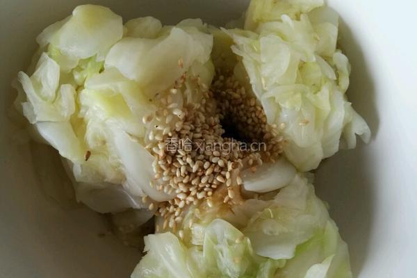 凉拌包菜的做法图解5