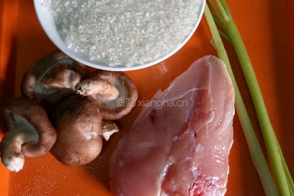 香菇鸡丝饭的做法图解1
