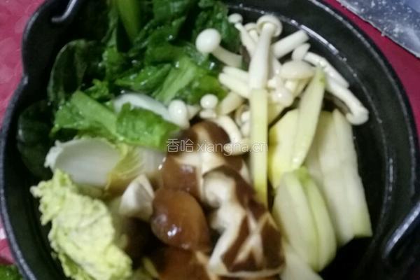寿喜锅的做法图解4