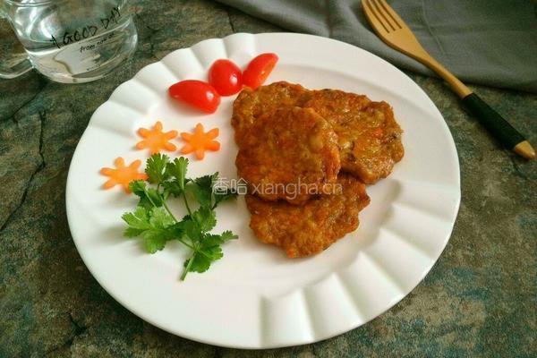 黑胡椒胡萝卜猪肉饼的做法图解16