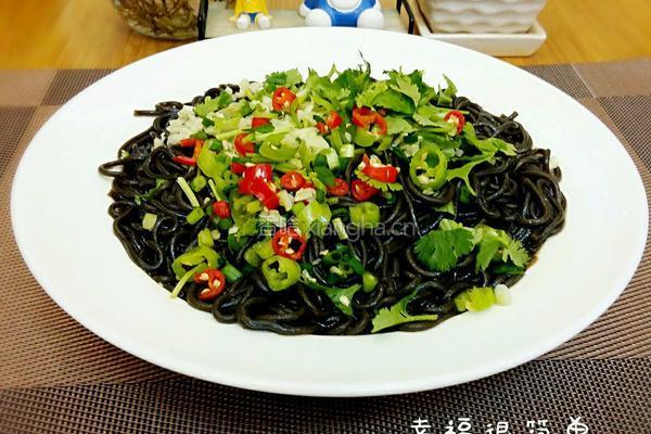 凉拌蕨根粉的做法图解8