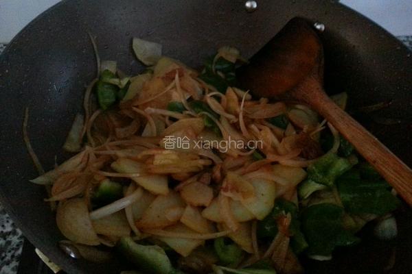 洋葱炒土豆片的做法图解5