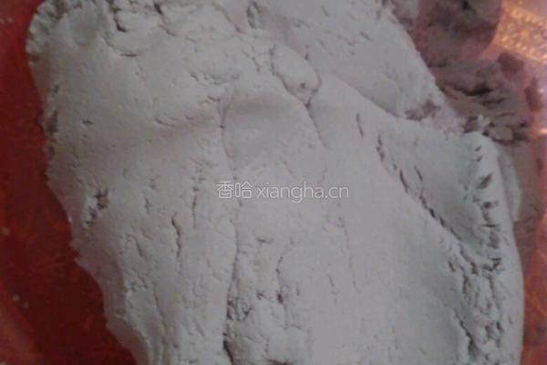 豆沙馅糯米油饼的做法图解3