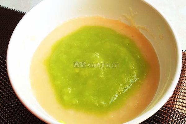 苹果牛油果米糊的做法图解5