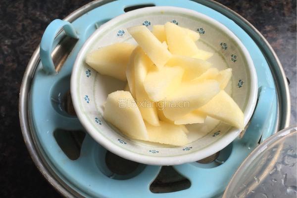 苹果牛油果米糊的做法图解1