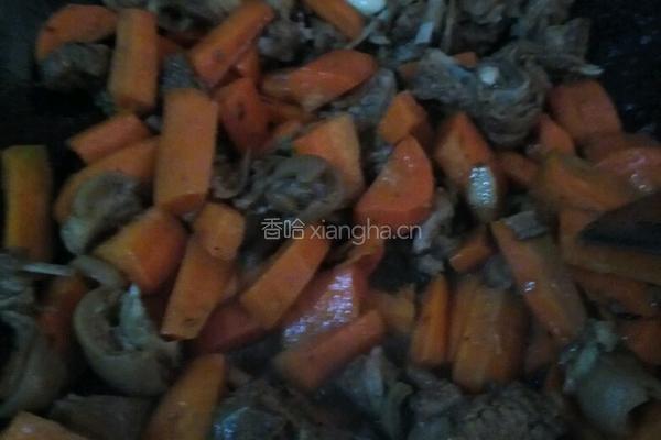 香炒羊肉胡萝卜的做法图解4