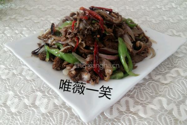爆炒羊杂的做法图解8