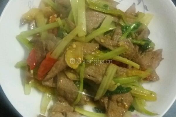 芹菜泡椒猪肝的做法图解5