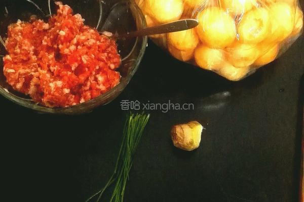 清蒸肉蛋的做法图解1