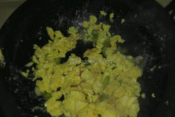大葱炒鸡蛋的做法图解7