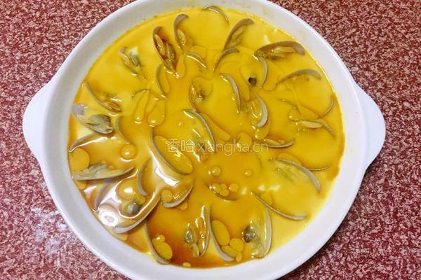 海鲜蒸蛋的做法图解14