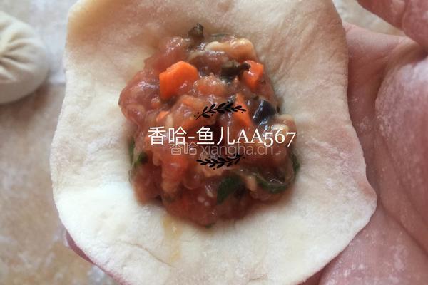 牛肉胡萝卜木耳包子的做法图解15