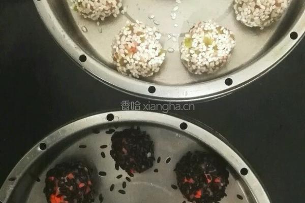 双色珍珠丸子的做法图解8