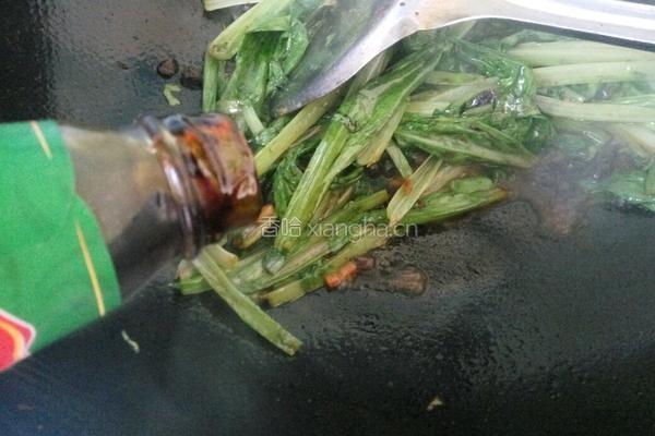 豆豉油麦菜的做法图解6