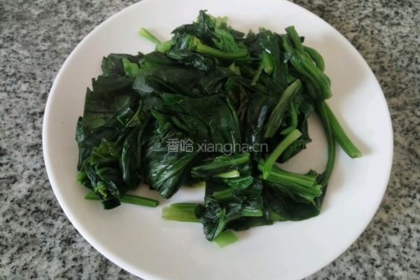 菠菜炒鸡蛋的做法图解4