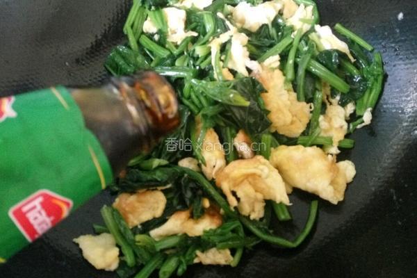 菠菜炒鸡蛋的做法图解9