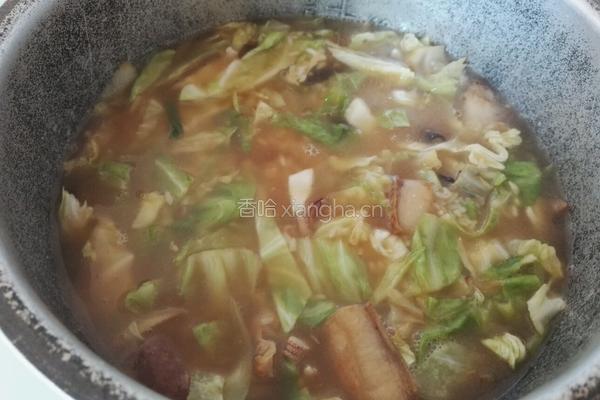 卷心菜焖饭（电压锅版）的做法图解15