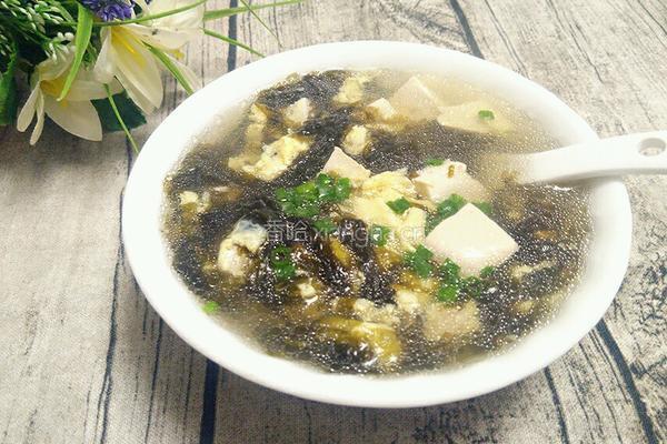 紫菜豆腐蛋汤的做法图解6