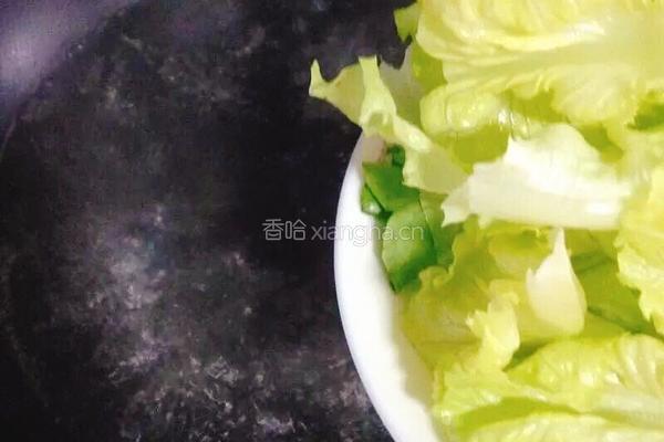 蒜泥生菜的做法图解2