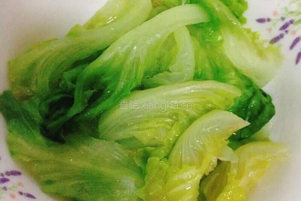 蒜泥生菜的做法图解4