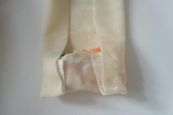 自制春卷的做法图解4