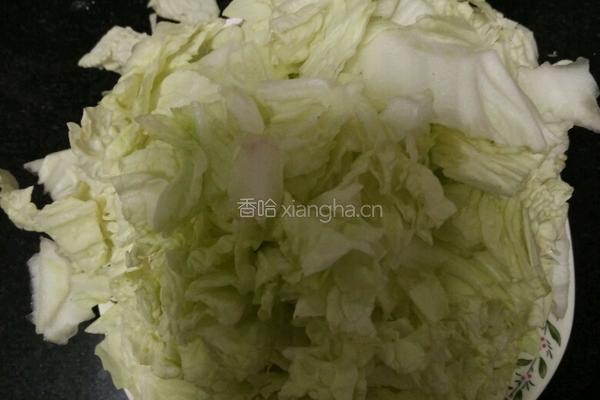 醋熘白菜的做法图解2