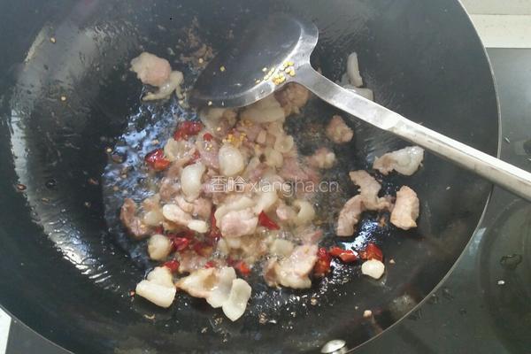 鲜冬笋炒五花肉的做法图解5