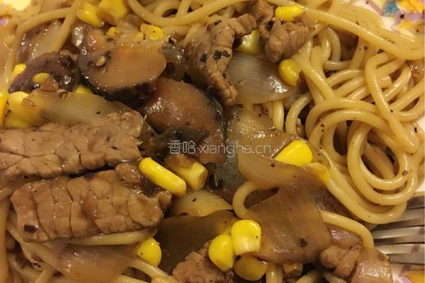牛肉黑椒意大利面