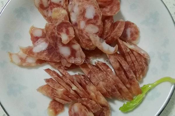 油菜百财炒饭的做法图解6