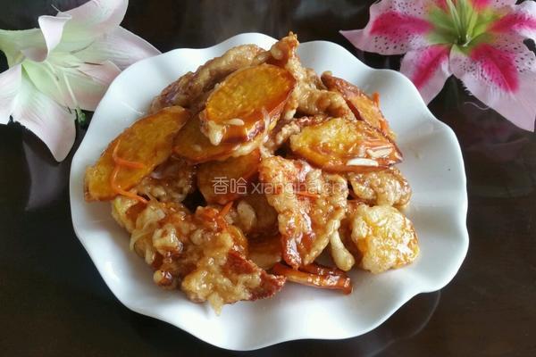 锅包两样的做法图解12