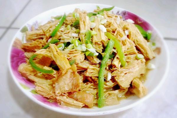 腐竹炒肉的做法图解11