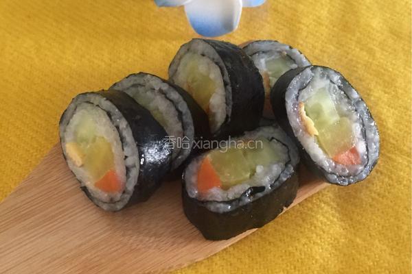素紫菜包饭的做法图解15