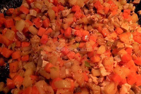 陕西风味~胡萝卜丁肉辣子的做法图解16