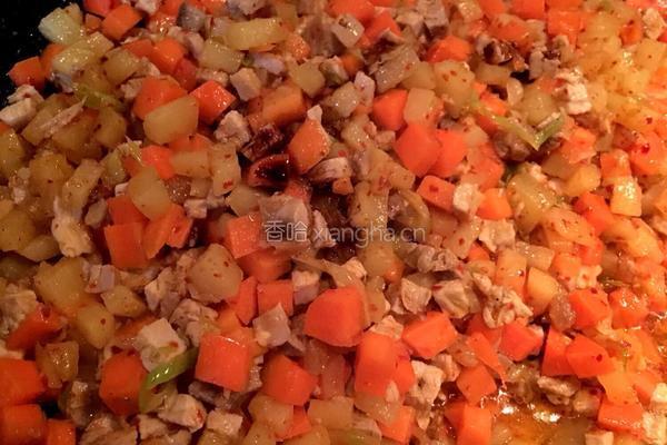 陕西风味~胡萝卜丁肉辣子的做法图解18