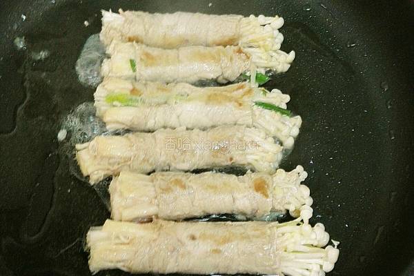 豚肉金菇卷的做法图解6