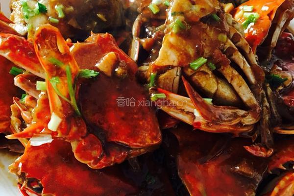 酱爆螃蟹的做法图解7