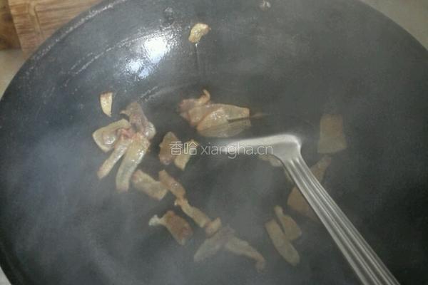 腊肉炒荷兰豆的做法图解3