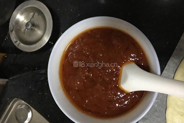 墨鱼丸披萨的做法图解3