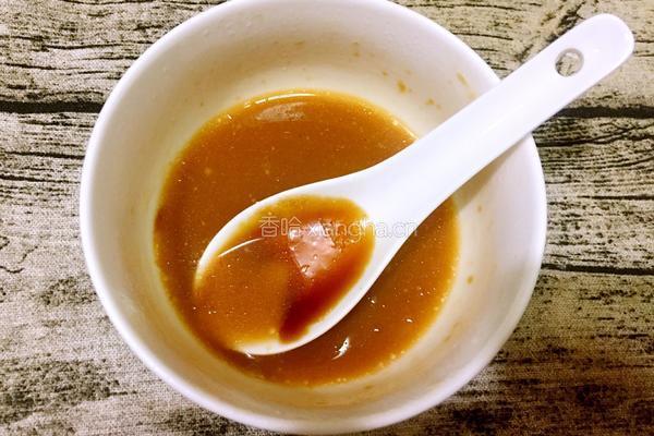 油菜炒肉片的做法图解3