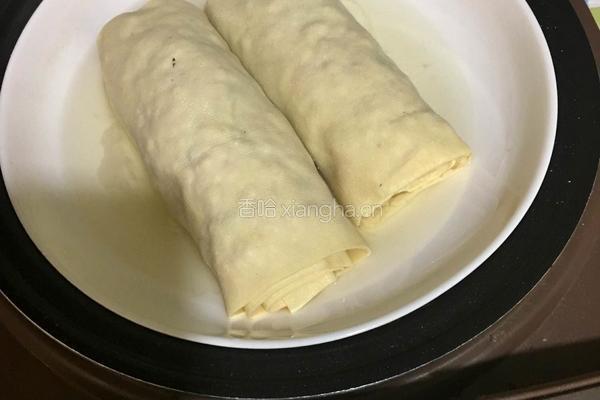 豆皮鸡肉卷的做法图解7