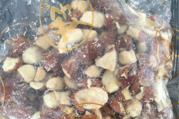 杏仁苹果味牛轧糖的做法图解2