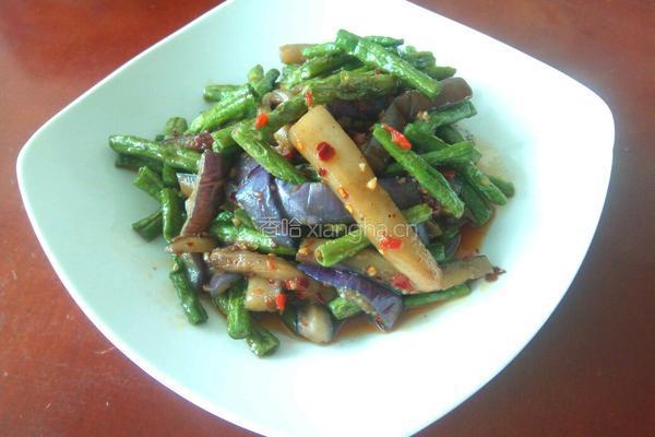 茄子烧豆角的做法图解8