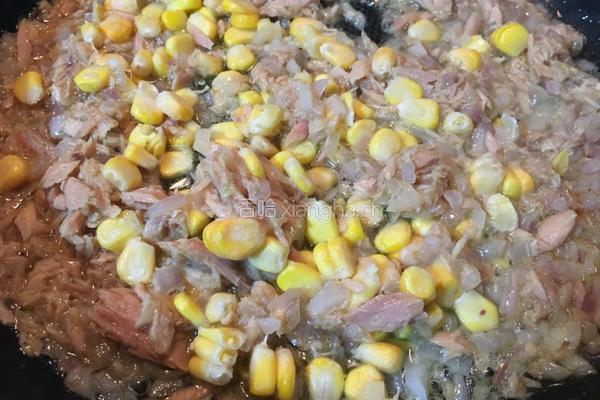 鲔鱼玉米蛋炒藜麦饭的做法图解6