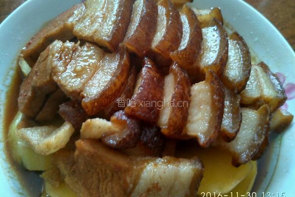 土豆扣肉的做法图解16