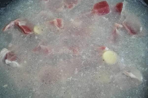 十全大补汤煲羊腿肉的做法图解2