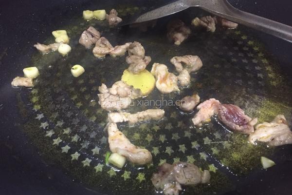 杏鲍菇炒肉的做法图解4