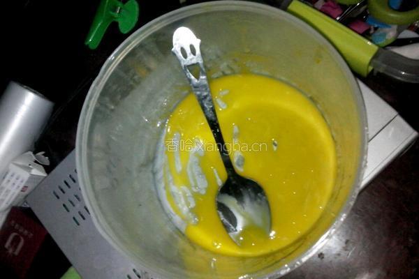 微波米饭蛋糕的做法图解4