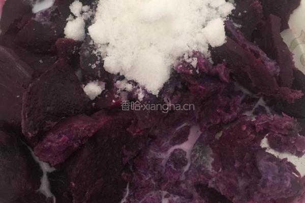 紫薯三明治的做法图解2